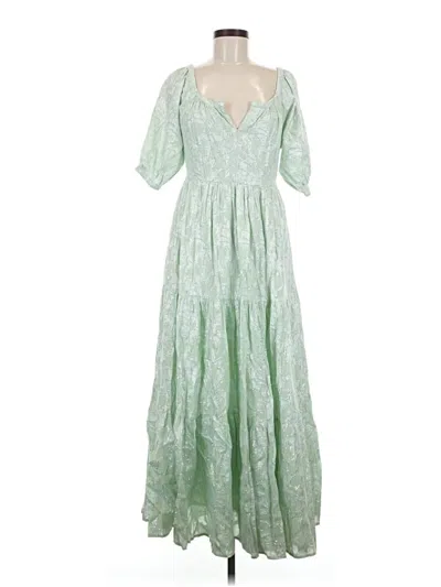 Pre-owned Roller Rabbit Casual Dress In Green