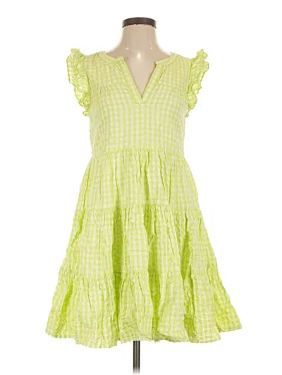 Pre-owned Roller Rabbit Casual Dress In Green