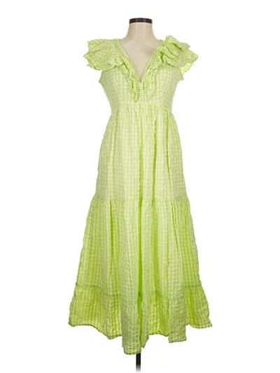 Pre-owned Roller Rabbit Casual Dress In Green