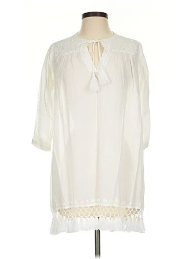 Pre-owned Roller Rabbit Casual Dress In Ivory
