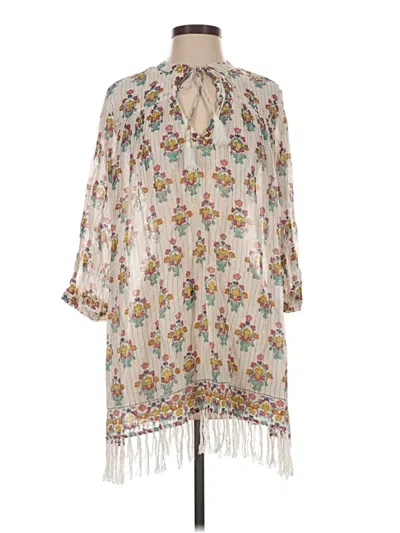 Pre-owned Roller Rabbit Casual Dress In Ivory