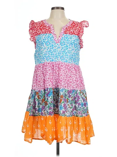 Pre-owned Roller Rabbit Casual Dress In Pink