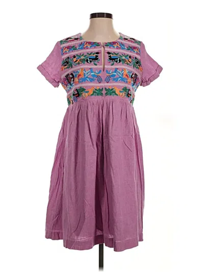 Pre-owned Roller Rabbit Casual Dress In Purple