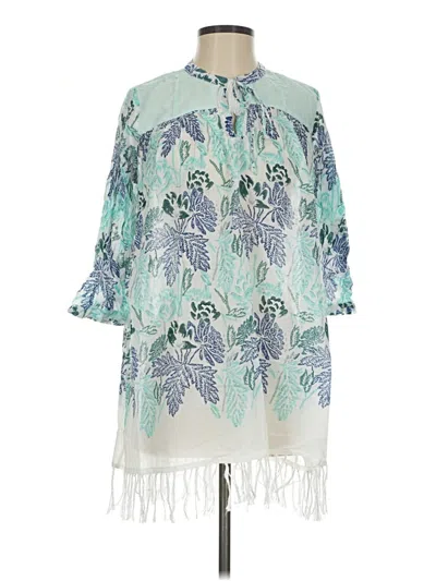 Pre-owned Roller Rabbit Casual Dress In Teal