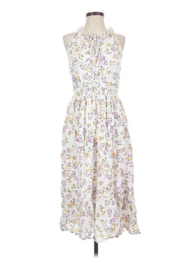 Pre-owned Roller Rabbit Casual Dress In White