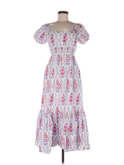 Pre-owned Roller Rabbit Casual Dress In White