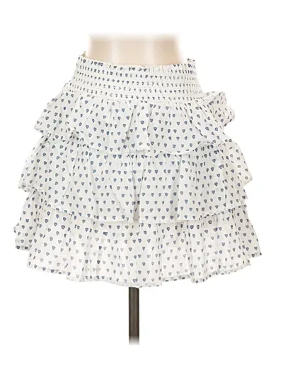 Roller Rabbit Casual Skirt In White