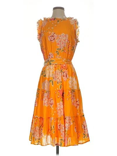 Pre-owned Roller Rabbit Cocktail Dress In Orange