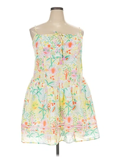 Pre-owned Roller Rabbit Cocktail Dress In Yellow