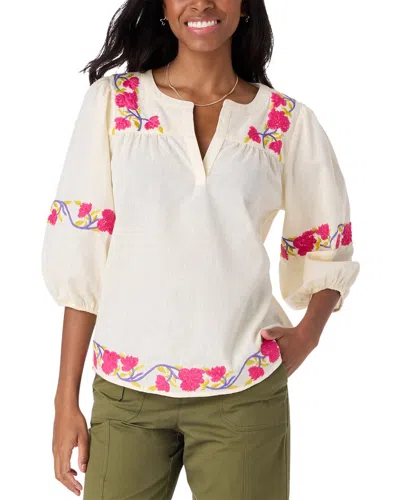 ROLLER RABBIT COLUMN EMBROIDERY MICHI TOP