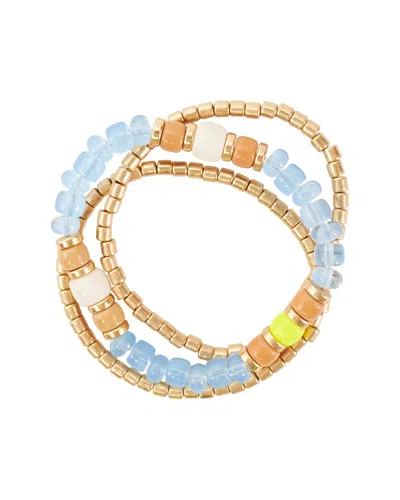 Roller Rabbit Jett Bracelet Stack In Gold