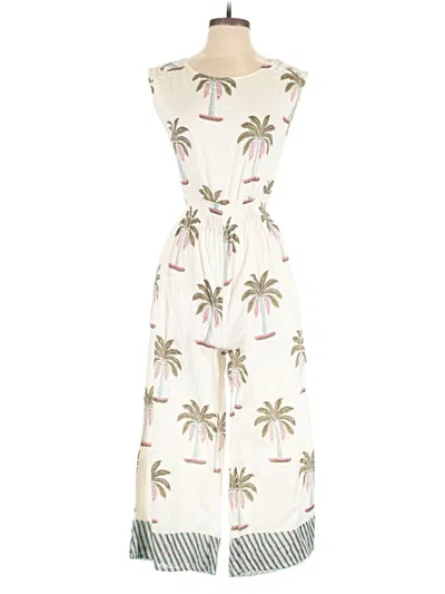 Pre-owned Roller Rabbit Jumpsuit In White