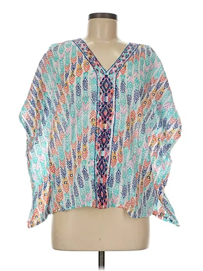 Pre-owned Roller Rabbit Kimono In Blue