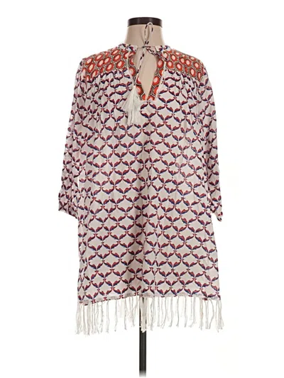 Pre-owned Roller Rabbit Kimono In Ivory
