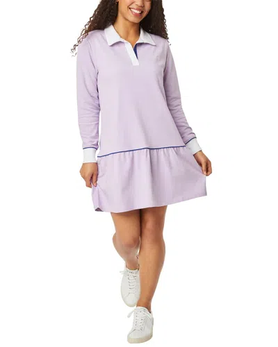 Roller Rabbit Love Stripe Cahya Mini Dress In Purple