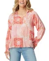 Roller Rabbit Maisie Patchwork Jay Top In Pink