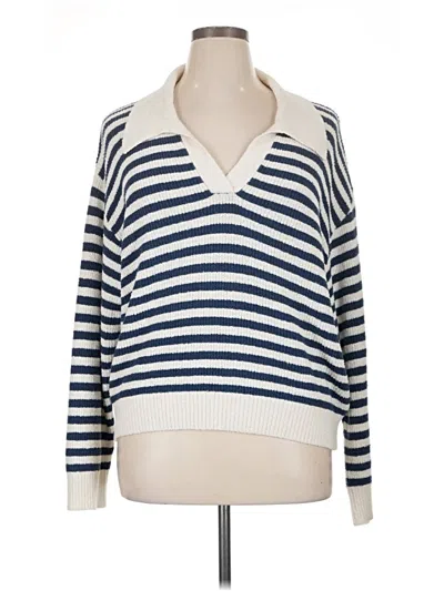 Pre-owned Roller Rabbit Pullover Sweater In Ivory