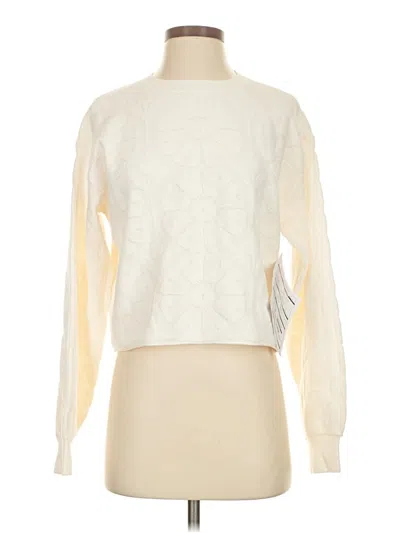 Pre-owned Roller Rabbit Pullover Sweater In White