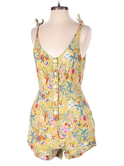 Pre-owned Roller Rabbit Romper In Yellow