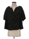 Roller Rabbit Short Sleeve Blouse In Animal Print
