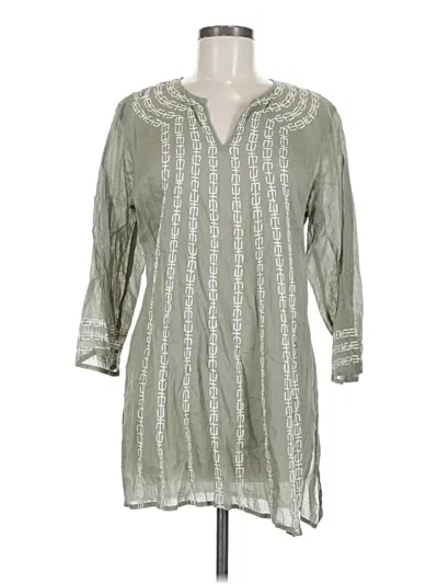 Pre-owned Roller Rabbit Sleeveless Blouse In Gray