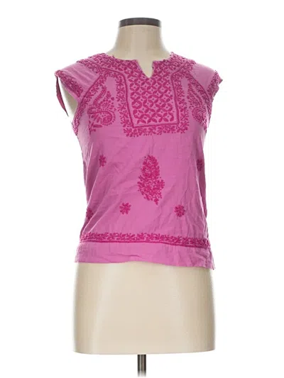 Pre-owned Roller Rabbit Sleeveless Blouse In Pink