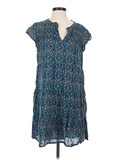Pre-owned Roller Rabbit Sleeveless Top Blue V-neck Tops