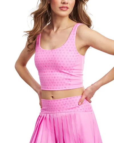 Roller Rabbit Sporty Hearts Izzy Tank In Animal Print