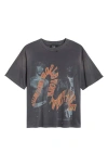 Rolling Loud Loud Legends Distressed Graphic T-shirt In Black