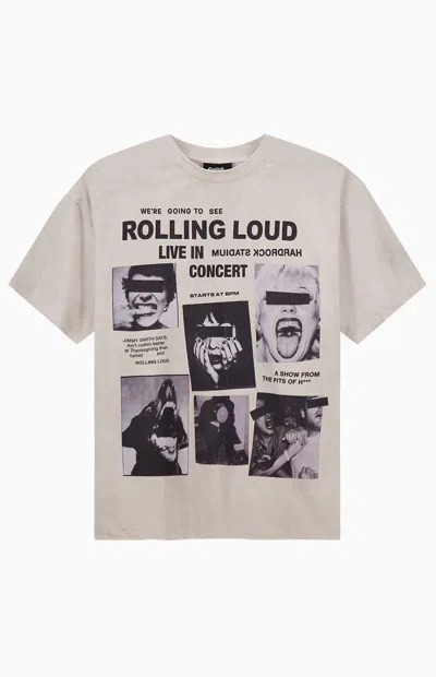 Rolling Loud Men's Live In Concert T-shirt In White In Neutral