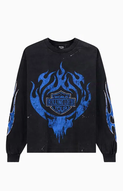 Rolling Loud Men's Moto Club Long Sleeve T-shirt In Black