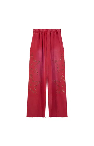 Rolling Loud Men's Peace And Loud Baggy Sweatpants In Red