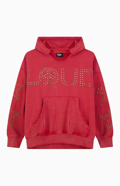 Rolling Loud Men's Peace And Loud Hoodie In Red