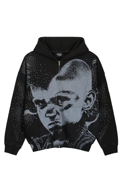 Rolling Loud Men's Punk Riot Zip Up Hoodie In Black