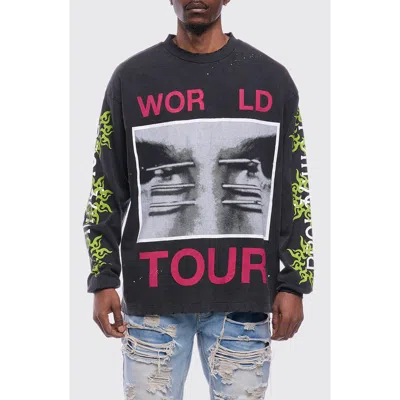 Rolling Loud Nailhead Graphic Long Sleeve T-shirt In Black