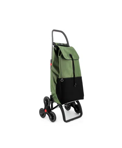 Rolser I-max Urban Mf 6 Wheel Stair Climber Foldable Shopping Trolley In Blue