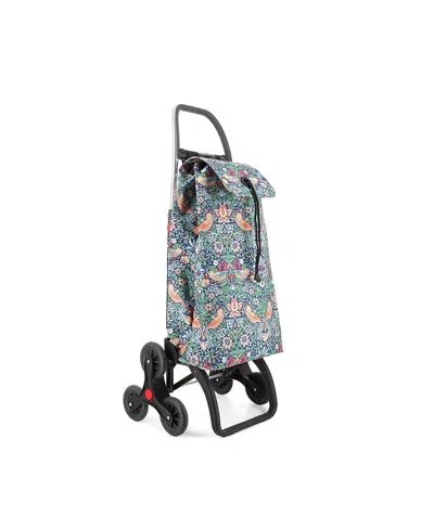 Rolser I-max William Morris 6 Wheel Stair Climber Foldable Shopping Trolley In Pattern