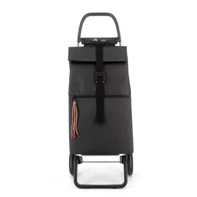Rolser Shopping Trolley  Big Tweed  2 Wheel Foldable In Black