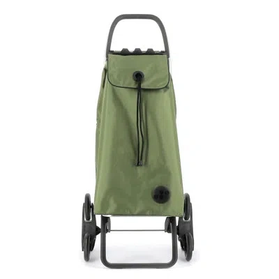 Rolser Shopping Trolley  I-max Mf 6 Wheel Stair Climber Foldable In Forest Green