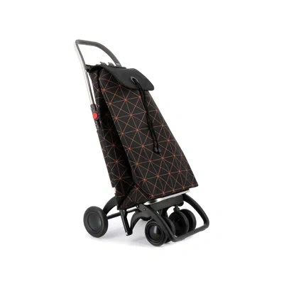 Rolser Shopping Trolley  I-max Star 4 Wheels 2 Swivelling Foldable In Orange