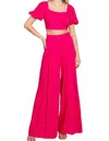 Rolypoly Katlyn Set In Pink In Red