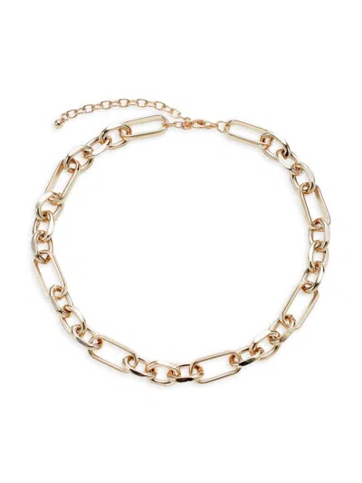 Roma And Rae Women's Goldtone Link Chain Necklace In Metal
