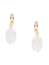 ROMA AND RAE WOMEN'S SUMMER LUXE GOLDTONE & 15MM FRESHWATER PEARL DROP EARRINGS