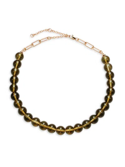 Roma And Rae Women's Summer Luxe Goldtone & Glass Beaded Necklace