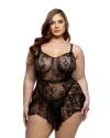 Roma Costume Midnight Kiss Slip In Black