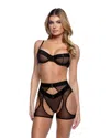 Roma Costume Millenium 3pc Chaps Set In Black