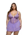 Roma Costume Paradise Dream Babydoll 2pc Set In Blue