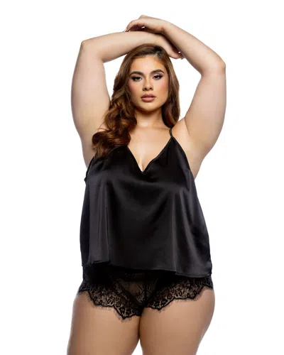Roma Costume Sweet Dreams 2pc Lounge Set In Black
