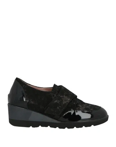 Romagnoli Woman Loafers Black Size 7 Leather