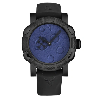 Romain Jerome Moon Dust Automatic Blue Dial Men's Watch Rj.md.au.501.20 In Black / Blue